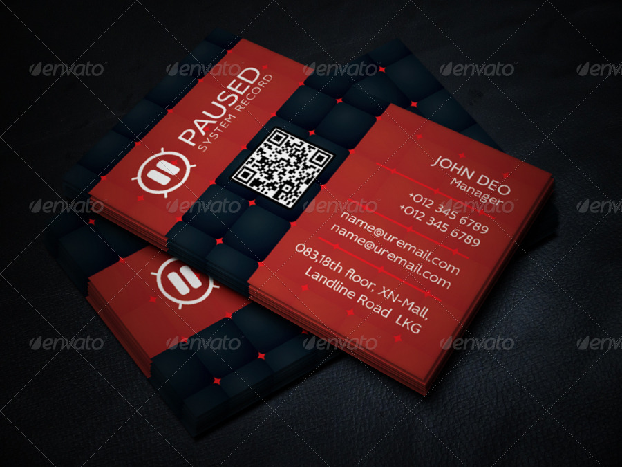 Online Business Card, Print Templates GraphicRiver